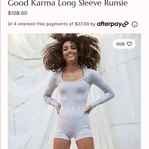 Free People Workout Runsie